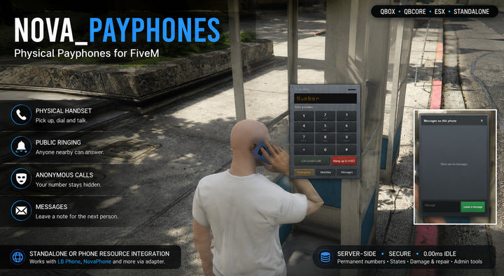 Nova Payphones — Physical Payphone Script