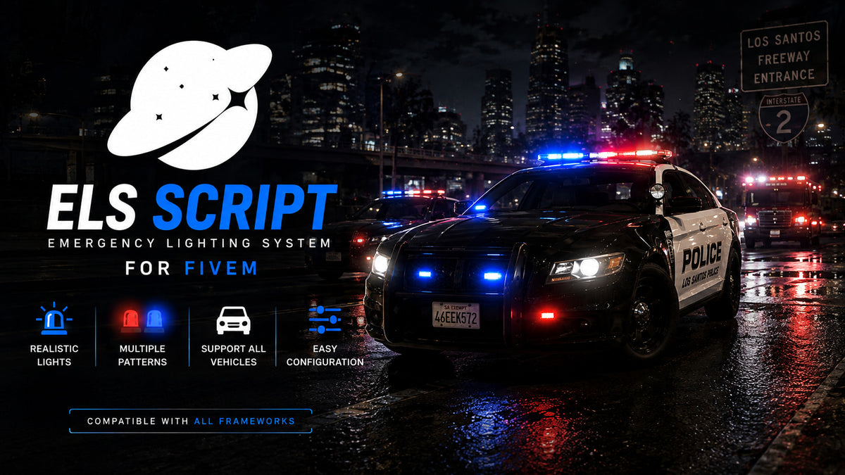SpaceELS Emergency Lighting System – FiveM Script preview
