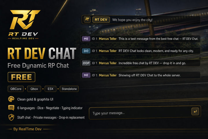 RT Chat — Dynamic RP Chat