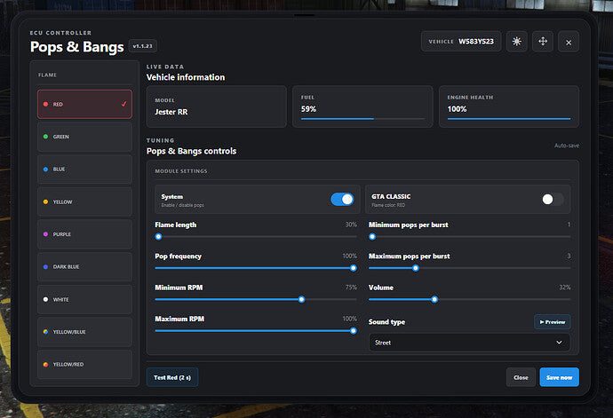 Pops & Bangs 2‑Step Antilag System – FiveM Script screenshot 7