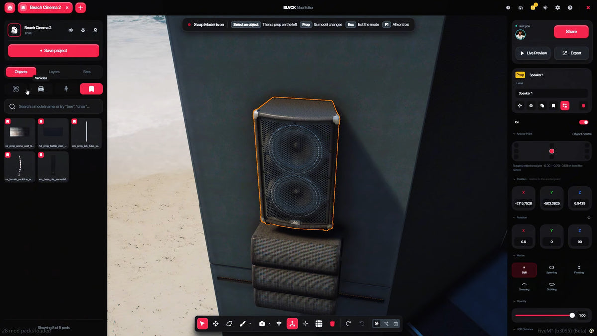 Introducing FiveM Map Editor - BLVCK Map Editor by CodeM — 7
