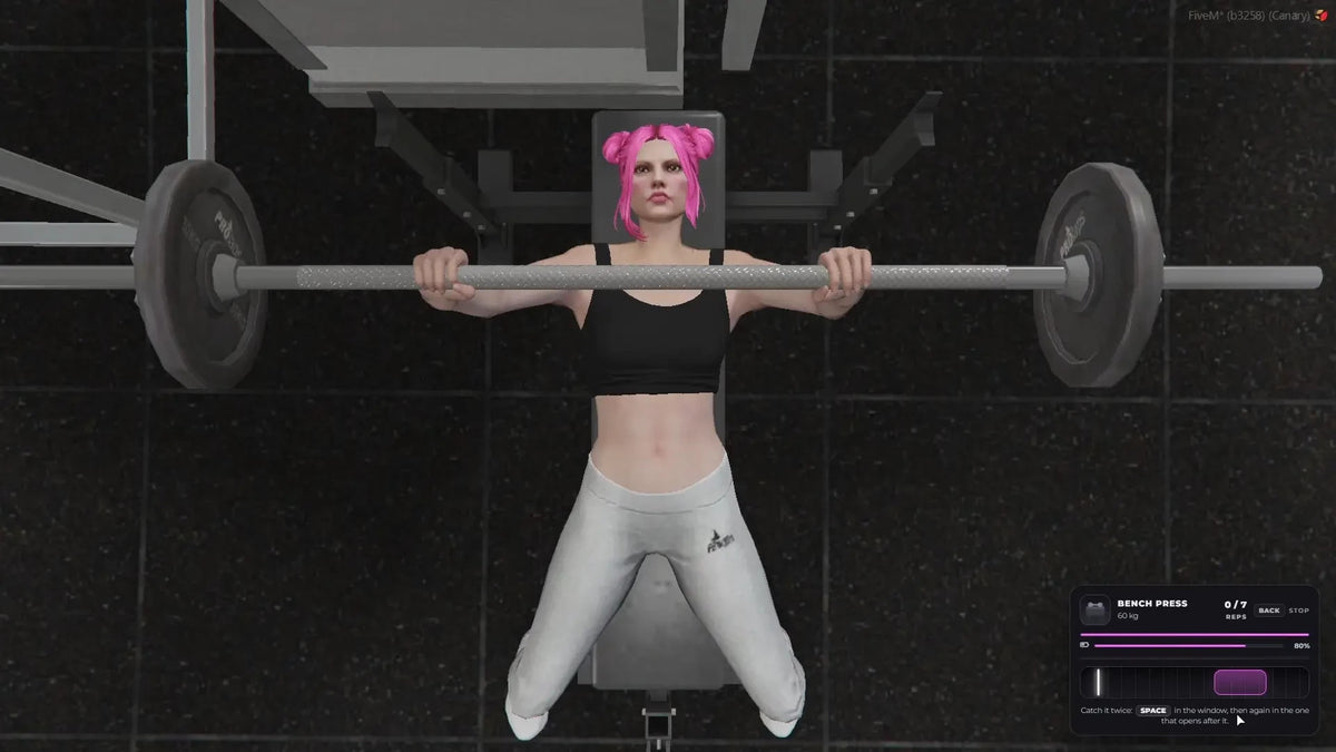RTX Realistic Gym System – FiveM Script screenshot 2
