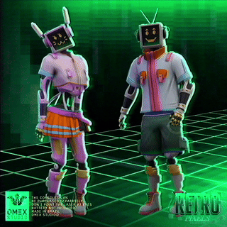 Retro Robots Collection — 4
