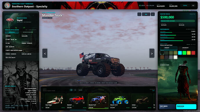 Zombie Vehicle Shop — Dealership Script – FiveM Script screenshot 6