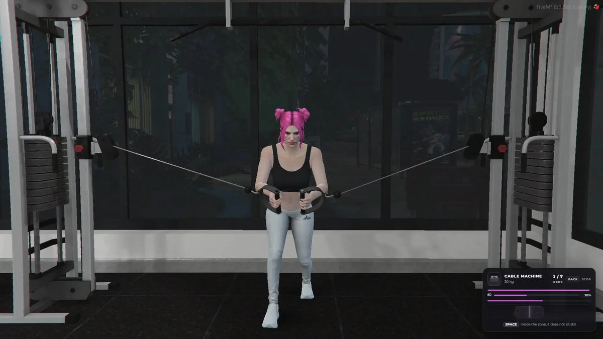 RTX Realistic Gym System – FiveM Script screenshot 4