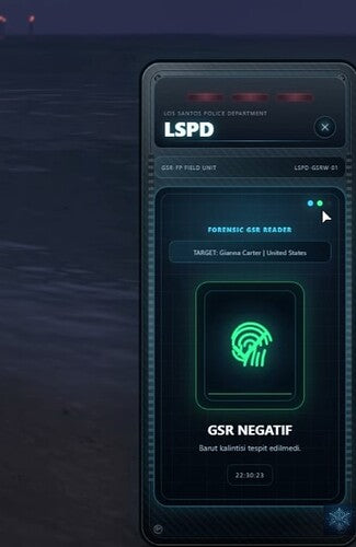 GSRW — Interactive GSR & Fingerprint Reader – FiveM Script screenshot 6