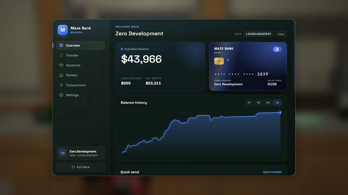 Advanced Banking System – FiveM Script screenshot 6
