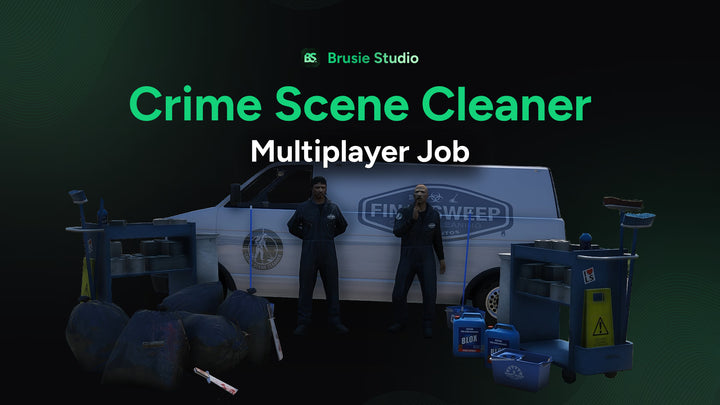 Crime Scene Cleaner Multiplayer Job | +6 tasks, Upgrades, Quests — 1