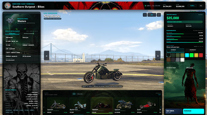 Zombie Vehicle Shop — Dealership Script – FiveM Script screenshot 8