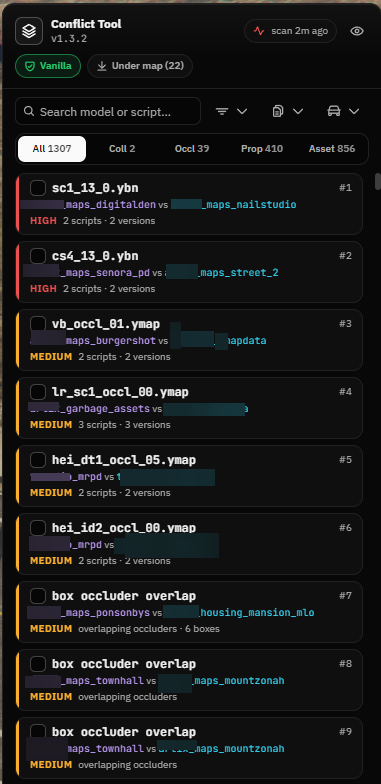 Map Conflict Scanner & Resolver – FiveM Map screenshot 3