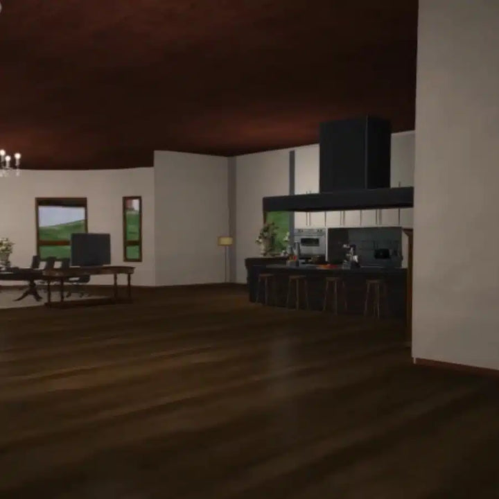 Modern Dark Kitchen MLO GTA 5 Luxury Mansion Interior for FiveM