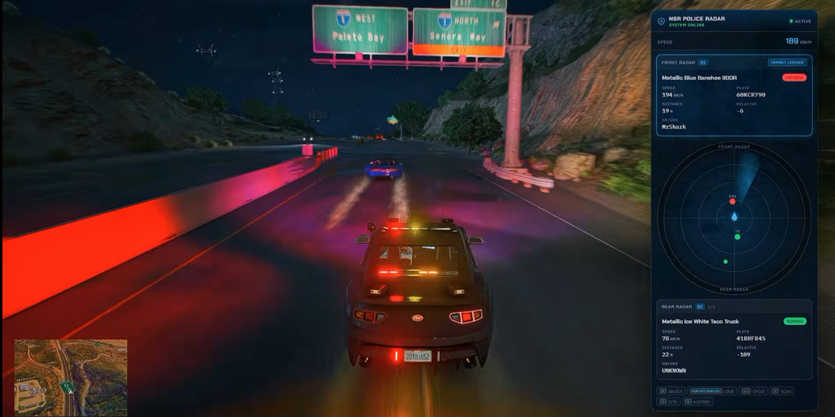 NSR Police Radar System – FiveM Script screenshot 2