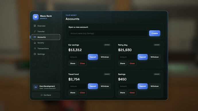 Advanced Banking System – FiveM Script screenshot 7