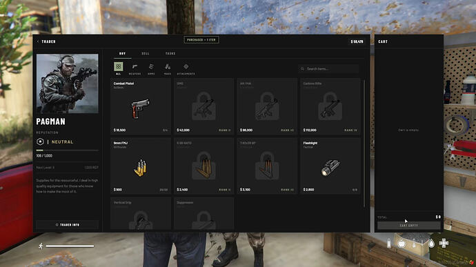 Extraction-Style Trader System – FiveM Script screenshot 6