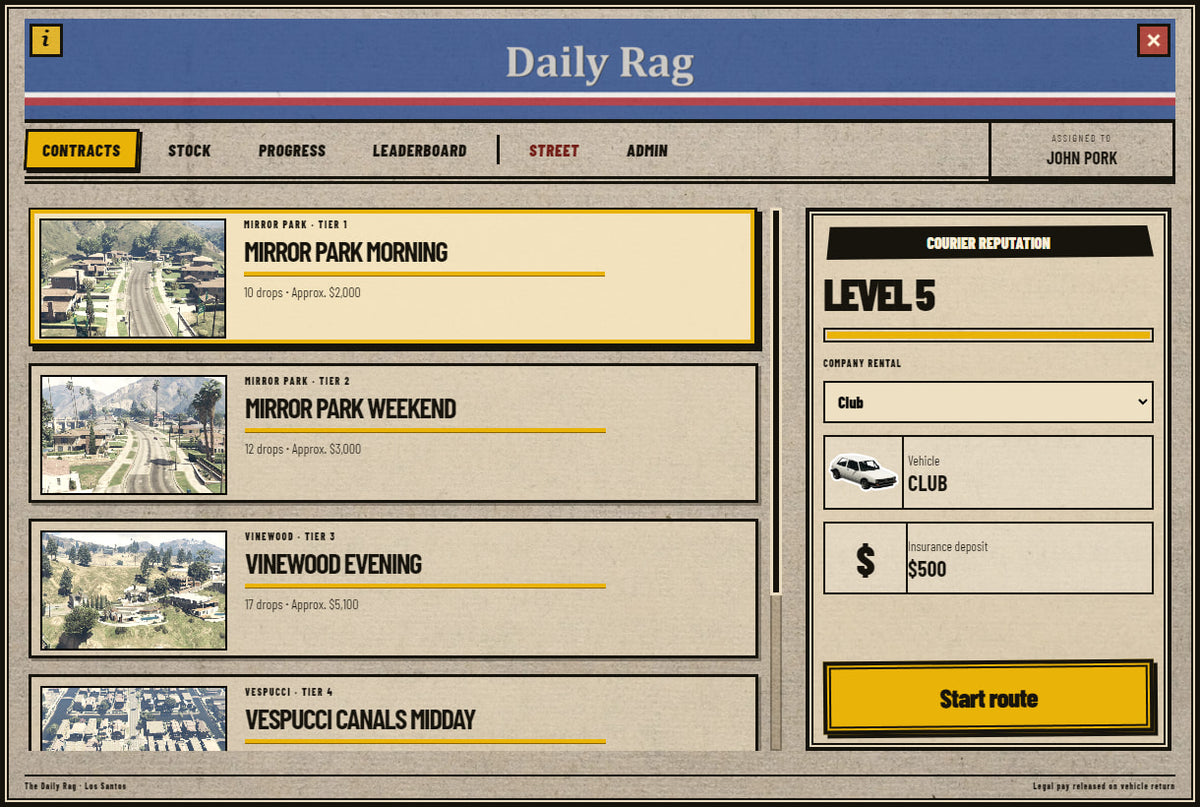 PaperBoy Delivery Job Script – FiveM Script screenshot 2