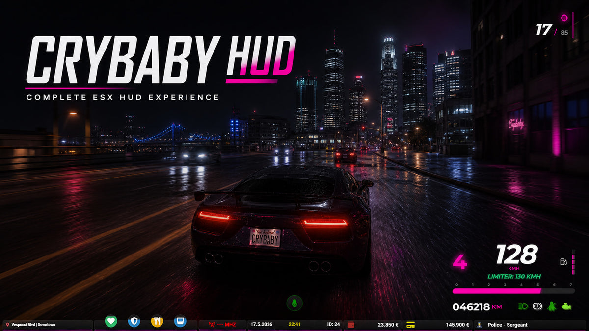 [ESX] CryBaby HUD — 1