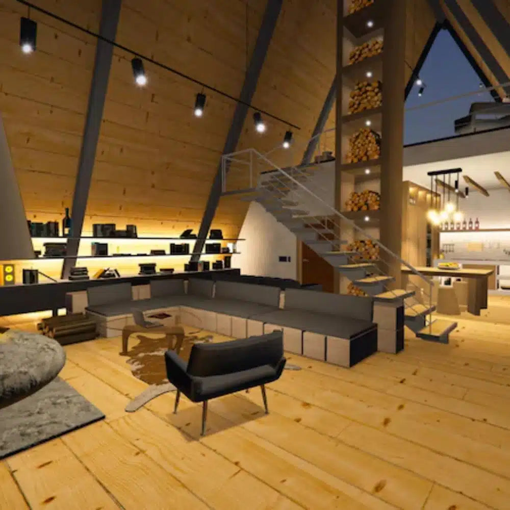 Wooden Chalet House